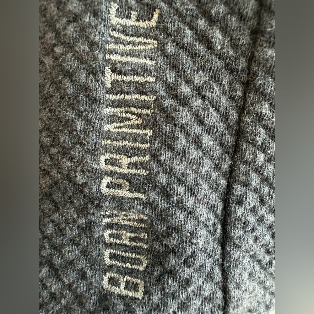 Born Primitive Waffle Knit Hoodie XL Gray Athletic Training Pullover - Picture 3 of 9